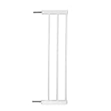 Hauck Extension de 21 cm pour Barrière de Sécurité pour Enfants / Open N Stop / Open N Stop KD / Autoclose N Stop 2 / Stop N Safe 2 / Clear Step / Sans Percage / Métal / blanc