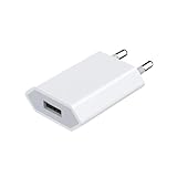 Chargeur USB, 5V/1A USB Prise Adaptateur Secteur, Embout Chargeur Adaptateur Universel, USB Chargeur, pour Phone, Pad, Samsung, smartwatch, Écouteurs,Tablette