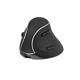 T'nB - Souris sans Fil Bluetooth Ergonomique Verticale Rechargeable, Confortable avec Repose Poignet Amovible, Idéal Professionnel et Bureautique, Compatible Windows, MacOS, Linux - Noire