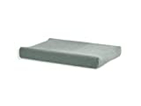 Jollein Housse de Matelas à Langer en Tissu Éponge, 50 cm Longueur x 70 cm Largeur, Vert Cendré 550-503-00095, 1 Unité (Lot de 1)