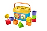 Fisher-Price Mon Trieur de Formes Jouet bébé, Boite avec 10 Blocs, pour Apprendre à Trier et à empiler, Couleurs Vives, 6 Mois et Plus, FFC84