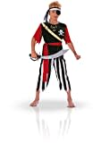 Rubies - Déguisement Entrée de Gamme Pirate 3-4 ans - Costume avec un top, un pantalon, un bandeau et une ceinture rouge - Multicolor - Pour carnaval, Noël, Anniversaire, Fêtes et Halloween.