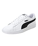 PUMA Puma Smash v2 L Baskets Mixte, Puma Blanc Puma Noir, 43 EU