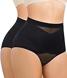 Bafully Culotte Gainante Femme Gaine Ventre Plat Amincissante Invisible Culottes Sculptantes Panty Gainant Shapewear Minceur Body Shaper