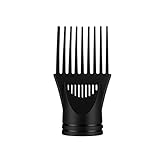 Sèche-cheveux Diffuseur Sèche-cheveux Accessoire Professionnel Universel Coiffure Vent Coup Couverture Peigne Accessoire Buse Noir