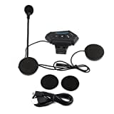 Heaveant Kit Main Libre Moto, Casque Mains Libres Moto Accessoires d'électronique Embarquée pour Casque Moto Telecommande (Noir)