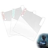 Kinretixia® Pack de 3 Accessoires pour caméra de Voiture - Films antistatiques pour Une Vision Claire sur Le Pare-Brise - Compatible avec Les Dash cams (8 x 8 cm)