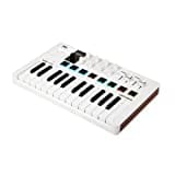 Arturia - MiniLab 3 - Clavier Contrôleur MIDI Universel pour Production Musicale, Fourni avec une Suite de Logiciels Créatifs - 25 Mini Touches, 8 Pads Multicolores - Blanc