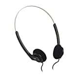 T'nB Arko, Casque Filaire pour PC, Smartphone, Mac, Tablette, Universel Stéréo, Arceau Réglable, Ultra Léger et Confortable, Prise Jack Gold 3,5 mm, Ergonomique, Câble 1.10 Mètres – Noir