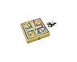 Dujardin – Coffret 8 jeux – Jeux de société – Jeu plateau – Retrouvez 8 jeux culte en 1 coffret – A jouer seul ou entre Amis – Jeux classiques – 2 à 4 joueurs – Dès 6 ans