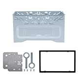 Cadre de montage autoradio double 2 DIN,Baie dinstallation de cadre métallique universel pour lecteur DVD de voiture Double Din 2 Din Kit dinstallation de Fascia de Radio stéréo-18cmx11cm