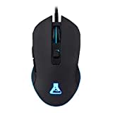 The G-Lab - Kult Helium Souris Gamer Filaire USB - Capteur Optique 800 à 6400 DPI, Rétroéclairage LED 7 Couleurs, 6 Boutons - Souris Gaming Confortable et Légère - Compatible PC PS4 Xbox One PS5