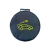 DHliIQQ Sac de rangement pour câble de chargement de voiture Sac de transport pour chargeur de véhicule électrique Prises Câbles Équipement Cas Jumper V6B4 Container