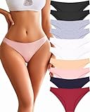 FINETOO Lot de 10 sous-vêtements Femme Coton sous-vêtements Respirants Slip Hipster Panties Confortable Ensemble Femme Sexy Multipack taille M