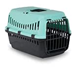 MP Bergamo Panier Transport Gipsy 50 Porte Plastique pour Chat Bleu Turquoise 7 kg