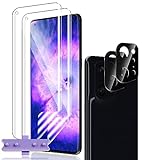 Phlleyaa Protection Décran Pour Oppo Find X5 Film Flexible TPU 2 Pièces + Caméra Arrière Protecteur 2 Pièces,sans Bulles/Anti-Rayures/Facile à Installer Pour Oppo Find X5 Protection Décran