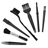 TIESOME 7 Pcs Set de brosses de Nettoyage pour claviers, Brosse de Nettoyage pour Petits espaces Brosse de Nettoyage pour appareils électroniques informatiques Brosse de Nettoyage pour poussières