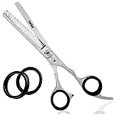 Ciseaux Professionnel désépaissir effiler Ciseaux Coiffure Cheveux professionnel coupe 6.5"pouces appareils et outils de coiffure coiffeur femmes hommes salon peigne argent