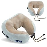 Masseur cervical chauffant Shiatsu | Appareil electrique Nateck de massage relaxation intense des douleurs cervicales, collier massant nuque et cou, ideal cadeau homme et femme