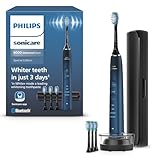 Philips Sonicare DiamondClean 9000 - Brosse à dents électrique avec application, Édition spéciale, Capteur de pression, Socle de charge, Bleu marine, modèle HX9911/89