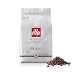 Grains de café à moudre torréfiés illy INTENSO, un paquet de 500 g