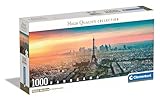 Clementoni Panorama Paris 1000 Pièces-Puzzle pour Adultes 14-99 Ans, Fabriqué en Italie, 39868, Multicolor