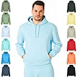 Ript Essentials by Ript Performance RCSWT763 Sweat à capuche doux au toucher pour homme, Bleu-vert