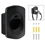 MCEVKELN Wallbox Support Mural de Cable Type 2| Support de Type 2 Chargeur pour Voiture électrique avec Connecteur IEC 62196-2| Organiseur de EV Câble Accessoire Station de Charge, Noir