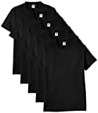 Fruit of the Loom - 61-212 - T-shirt (Lot de 5) - Homme - Noir - Taille: XL