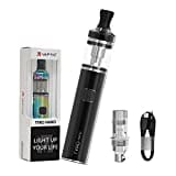 VAPTIO Tyro Nano Kit Tout-en-un E-cigarette 900mAh 30W Cigarette électronique,Vape Pen avec Bobine de 1,6ohm(C1),sans liquide sans nicotine (Noir)