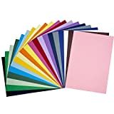 Lot de 100 feuilles de papier cartonné A4 pour travaux manuels et décoration, croquis et découpe, 230 g, 20 couleurs assorties