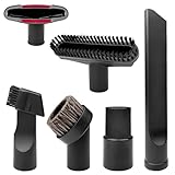 WinGluge Jeu de 6 Brosses Aspirateur, Embout Aspirateur, Accessoires pour Aspirateurs, D'Aspirateurs Brosses Outil, Kit D'Aspirateur Embouts, Suceur Buses, pour Nettoyer Les Draps/Canapé/Voitures