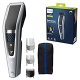 Philips Hair Clipper Série 5000, Tondeuse à Cheveux Lavable avec Technologie Trim-n-Flow Pro (HC5630/15)