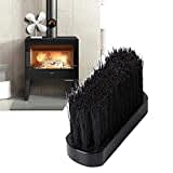 SPORTARC Tête de brosse rectangulaire de rechange pour brosse de foyer, noir, 1 pièce