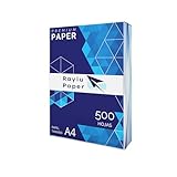 RAYLU PAPER - Papier multiusage premium 500 feuilles A4 80g pour imprimantes laser, jet d'encre et photocopieurs, pour bureau et maison