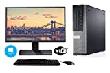 Dell Ordinateur de bureau Optiplex 7010 avec écran LED 22" Intel Core i5 3470 RAM DDR3 16 Go SSD 128 Go Windows 10 Professional, Certifié reconditionné