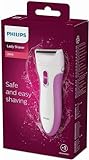 Philips Rasoir electrique feminin, Rose (modele HP6341/00)