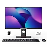 Ordinateur de Bureau Tout-en-Un 23,8 Pouces avec Core i7-4785T Ordinateur Tout-en-Un 8GB RAM 512GB SSD Soutien Dual Band WiFi Blutooth 4.2 Wired Mouse and Keyboard Noir(Écran Non Tactile)