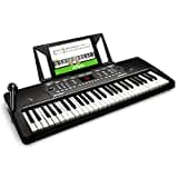 Alesis Melody 54 - Clavier électronique Portable 54 Touches, Enceintes Intégrées, 300 Sons et 300 Rythmes intégrés, 40 morceaux de démonstration, fonctionnalités pédagogiques, microphone et pupitre