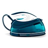 Philips PerfectCare Compact Plus Centrale Vapeur - 2400W, 400g, Pression de 6,5 bars, Technologie OptimalTEMP, Réservoir de 1,5 L, Bleu/Blanc (GC7844/20)