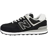 New Balance Homme Nb 574 Sneakers, Noir Black Evb, 37.5 EU