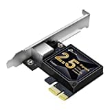 TP-Link Carte Réseau PCIe 2,5 Gigabit TX201, Réseau 2,5 Gbit/s, Latence ultra-faible, Compatible avec Windows 11/10/8.1/8/7, les serveurs Windows 2022/2019/2016/2012 R2 et Linux