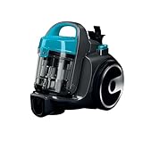 Bosch Electroménager Série 2, BGS05X240, aspirateur traîneau sans Sac Compact et léger, Rayon d'action de 9 m, pour Tous Les Types de sols, avec Accessoire spécial Poils, Turquoise