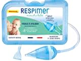 Respimer – Mouche Bébé – Doux et Hygiénique – Rhume et Rhynopharyngite – Facilite l’élimination du mucus – Facile à utiliser – 5 filtres protecteur - Fabriqué en France