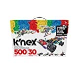 K'NEX 80208 Wings and Wheel Building Set, 3D Educational Toys for Kids, 500 Piece Stem Learning Kit, Engineering for Kids, Colourful 30 Model Building Construction Toy for Children Aged 7 +