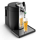 KRUPS BEERTENDER Machine à bière pression, Compatible avec les fûts de 5 L, Tireuse à bière, Pompe à bière, Indicateur température, Indicateur volume restant VB700800