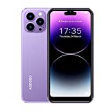 AODOEU Téléphones Portables Débloqués 4G, Écran 6.3" Smartphones Pas Cher, 32Go ROM,4Go RAM,4850mAh Batterie, 8MP+5MP Caméra, Face ID/Dual SIM/WiFi/GPS Téléphone Portable Pas Cher sans Forfait-Violet