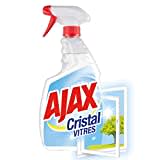 AJAX - Produit Nettoyant Vitres Ajax Cristal Spray - Pour des Vitres 100 % Sans Traces - Nouvelle Formule 98 % Biodégradable - Flacon Spray 750 ml (Bouteille Recyclable)