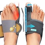 TENICORE Orthèse Hallux Valgus Corrective Séparateur d'Orteil Ecarteur Orteil pour Femme et Homme Correcteur Hallux Valgus Redresseur Orteil 1 Paire