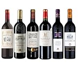 Coffret Cadeau Assorti Dégustation 6 Bordeaux Médaille d'Or - Sélection de vins rouges médaillés de Bordeaux (6 x 0.75 l)